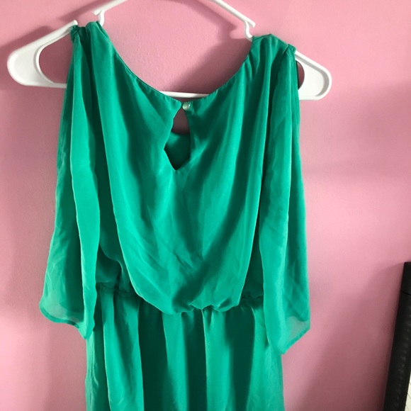 Teal Forever 21 dress - Picture 4 of 6